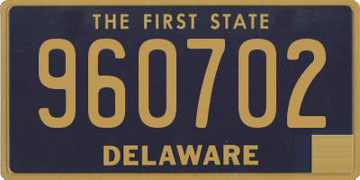 DE license plate 960702