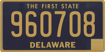 DE license plate 960708