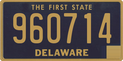 DE license plate 960714