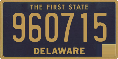 DE license plate 960715