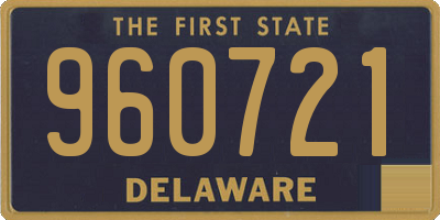DE license plate 960721