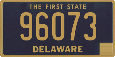 DE license plate 96073