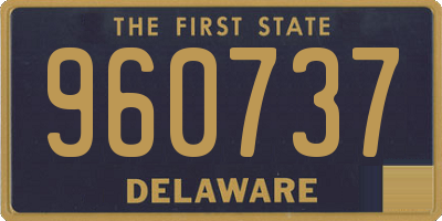 DE license plate 960737