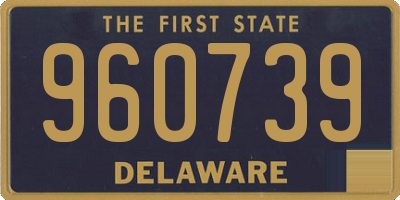 DE license plate 960739