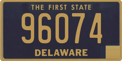 DE license plate 96074