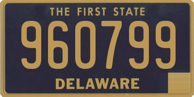 DE license plate 960799
