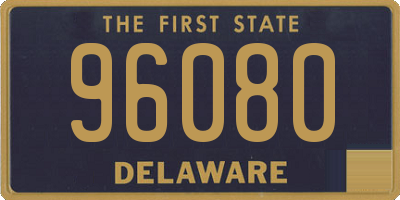 DE license plate 96080