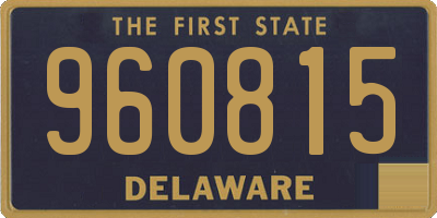 DE license plate 960815