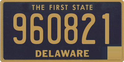 DE license plate 960821
