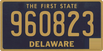 DE license plate 960823