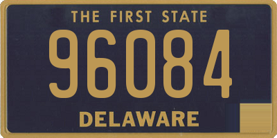 DE license plate 96084