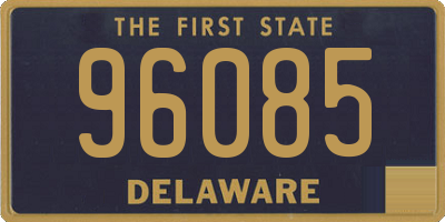 DE license plate 96085