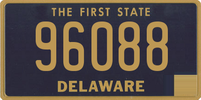 DE license plate 96088