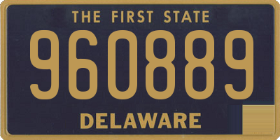 DE license plate 960889