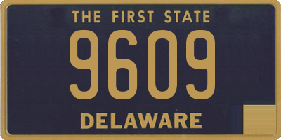 DE license plate 9609