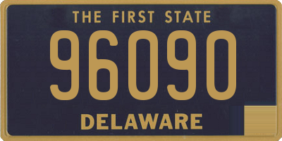 DE license plate 96090