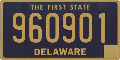 DE license plate 960901