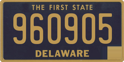 DE license plate 960905