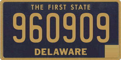 DE license plate 960909