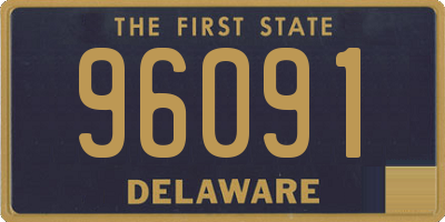 DE license plate 96091