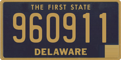 DE license plate 960911
