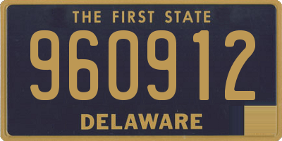 DE license plate 960912