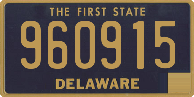 DE license plate 960915