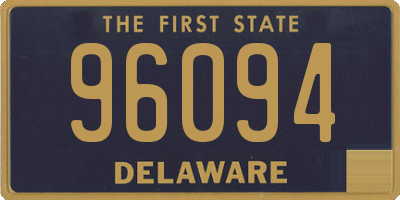 DE license plate 96094