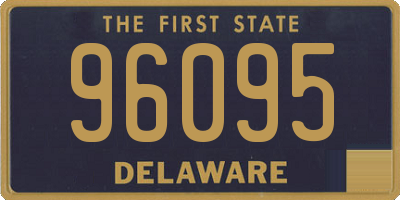 DE license plate 96095