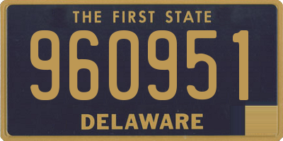 DE license plate 960951