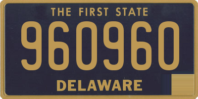 DE license plate 960960
