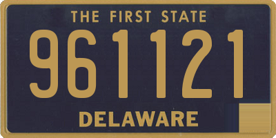 DE license plate 961121