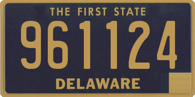 DE license plate 961124