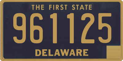 DE license plate 961125
