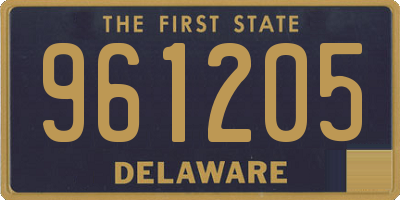 DE license plate 961205