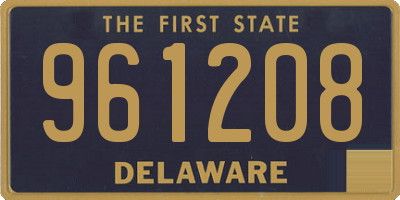 DE license plate 961208