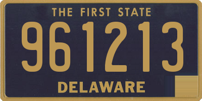 DE license plate 961213