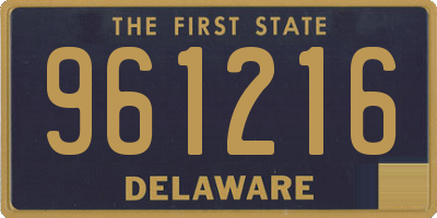 DE license plate 961216