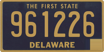 DE license plate 961226