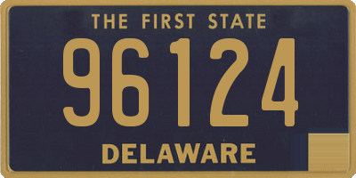 DE license plate 96124