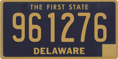 DE license plate 961276