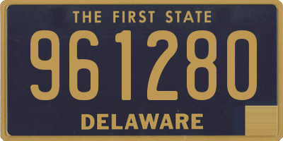 DE license plate 961280