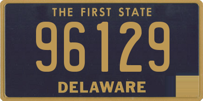 DE license plate 96129