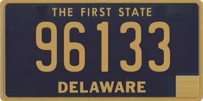 DE license plate 96133