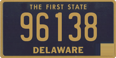 DE license plate 96138