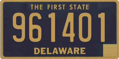 DE license plate 961401