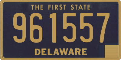DE license plate 961557