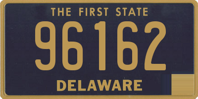 DE license plate 96162