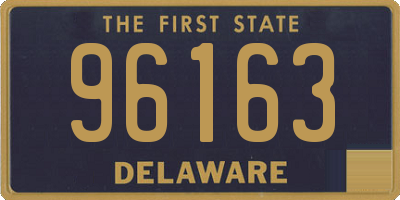 DE license plate 96163