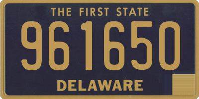 DE license plate 961650